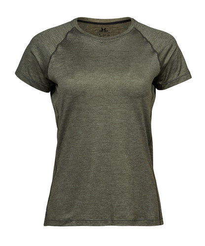 Tee Jays Women’s CoolDry tee (7021) Olive Melange