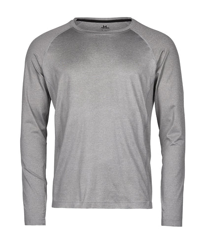 Tee Jays Long sleeve CoolDry tee (7022) Grey Melange