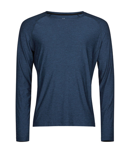 Tee Jays Long sleeve CoolDry tee (7022) Navy Melange