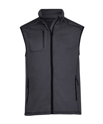 Tee Jays Stretch fleece bodywarmer (9104) Dark Grey