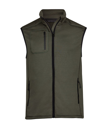 Tee Jays Stretch fleece bodywarmer (9104) Deep Green