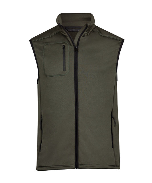 Tee Jays Stretch fleece bodywarmer (9104) Deep Green