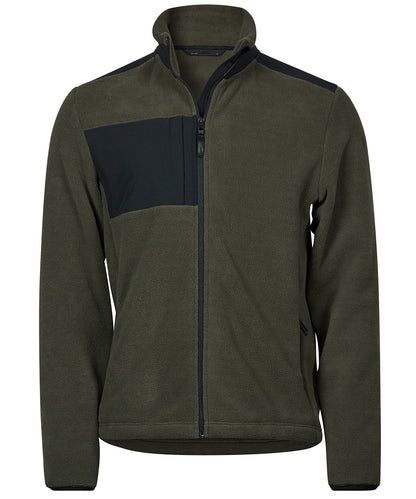 Tee Jays Mountain fleece (9120) Deep Green/Black