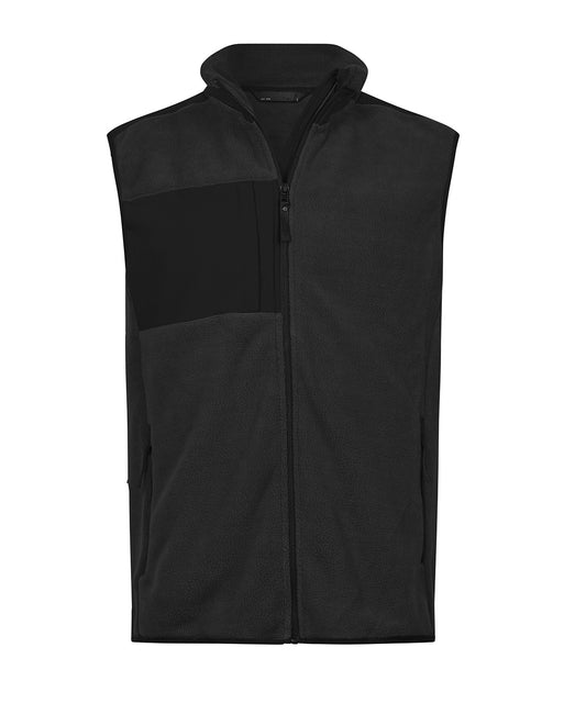 Tee Jays Mountain fleece bodywarmer (9122) Black/Black*