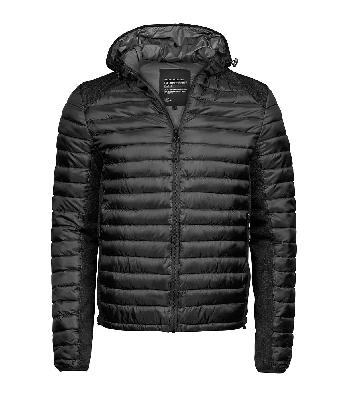 Tee Jays Hooded outdoor crossover (9610) Black/Black Melange