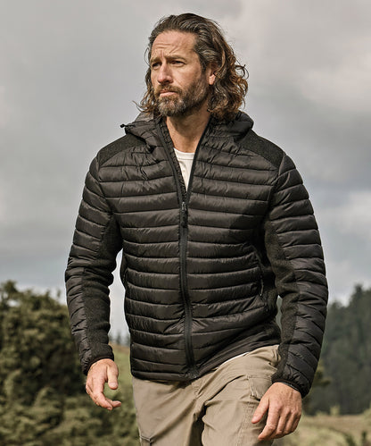 Tee Jays Hooded outdoor crossover (9610) Black/Black Melange