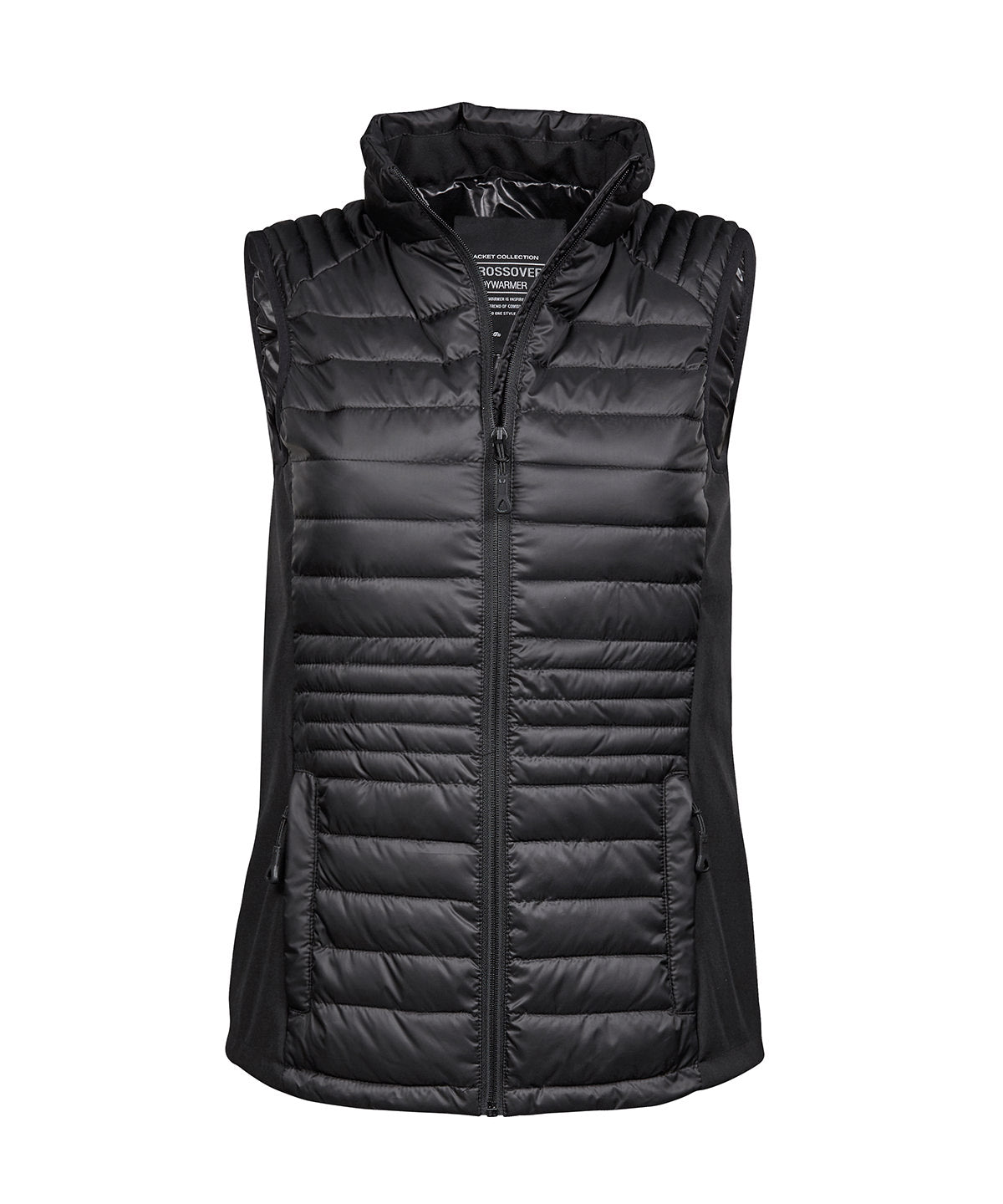 Tee Jays Women’s crossover bodywarmer (9625) Black/Black/Black