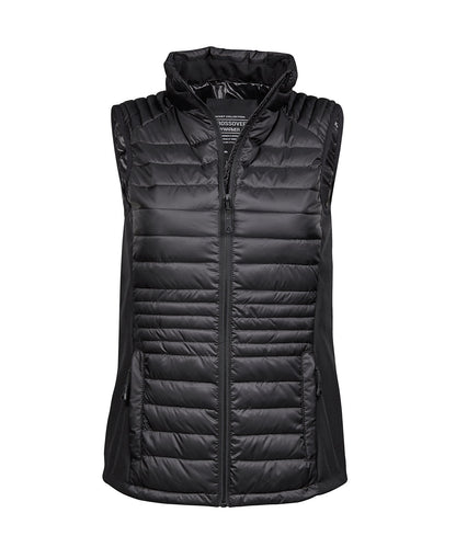 Tee Jays Women’s crossover bodywarmer (9625) Black/Black/Black