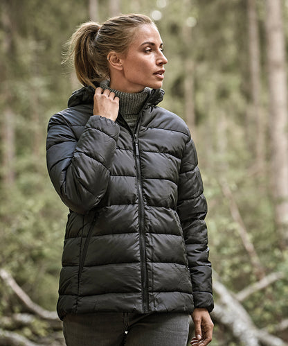 Tee Jays Women’s lite hooded jacket (9647) Black