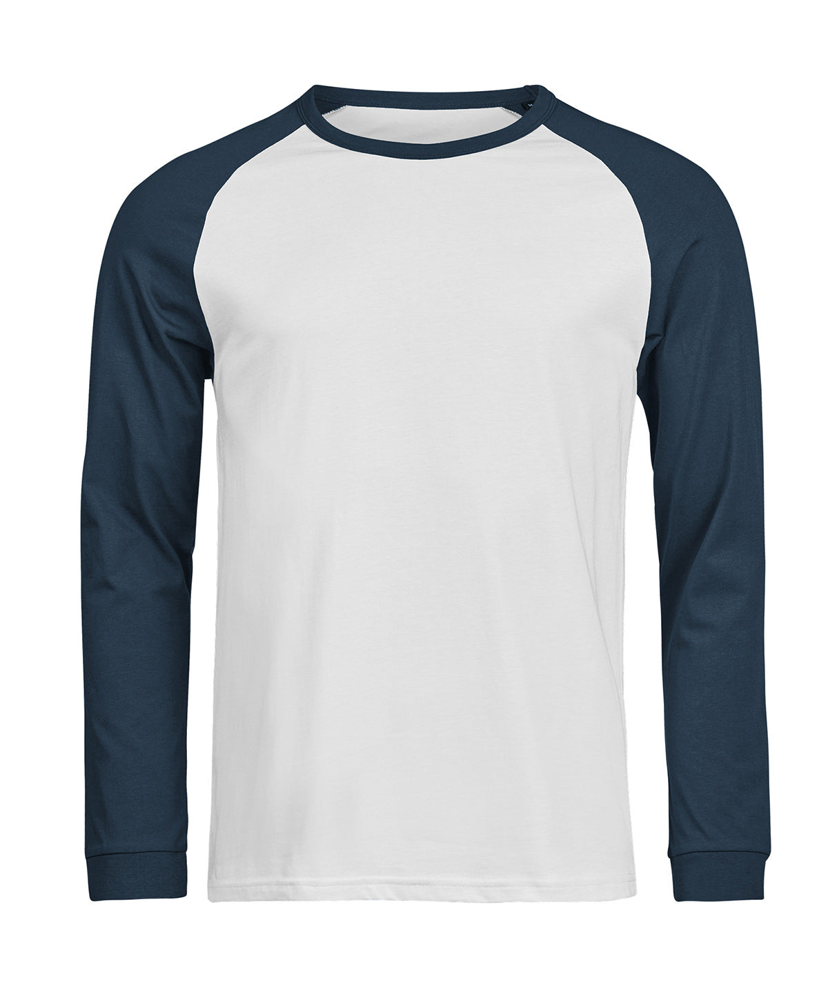 Tee Jays UNLABELED baseball tee (1170) White/Ink