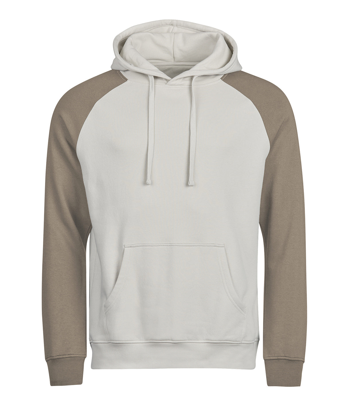 Tee Jays UNLABELED two-tone hooded sweatshirt (5156) Cement/Clay