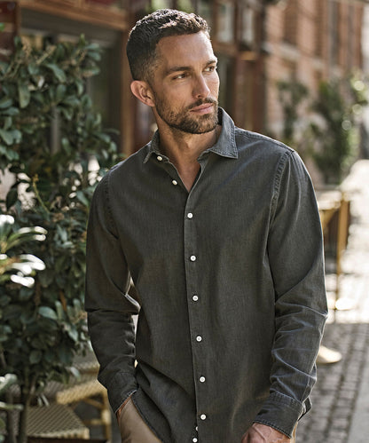 Tee Jays Denim shirt (4004) Black Denim