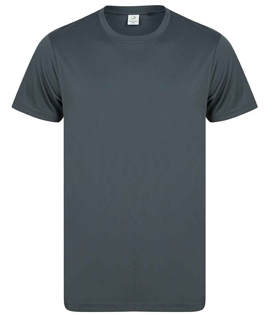 Tombo Unisex Recycled Performance T-Shirt in Charcoal