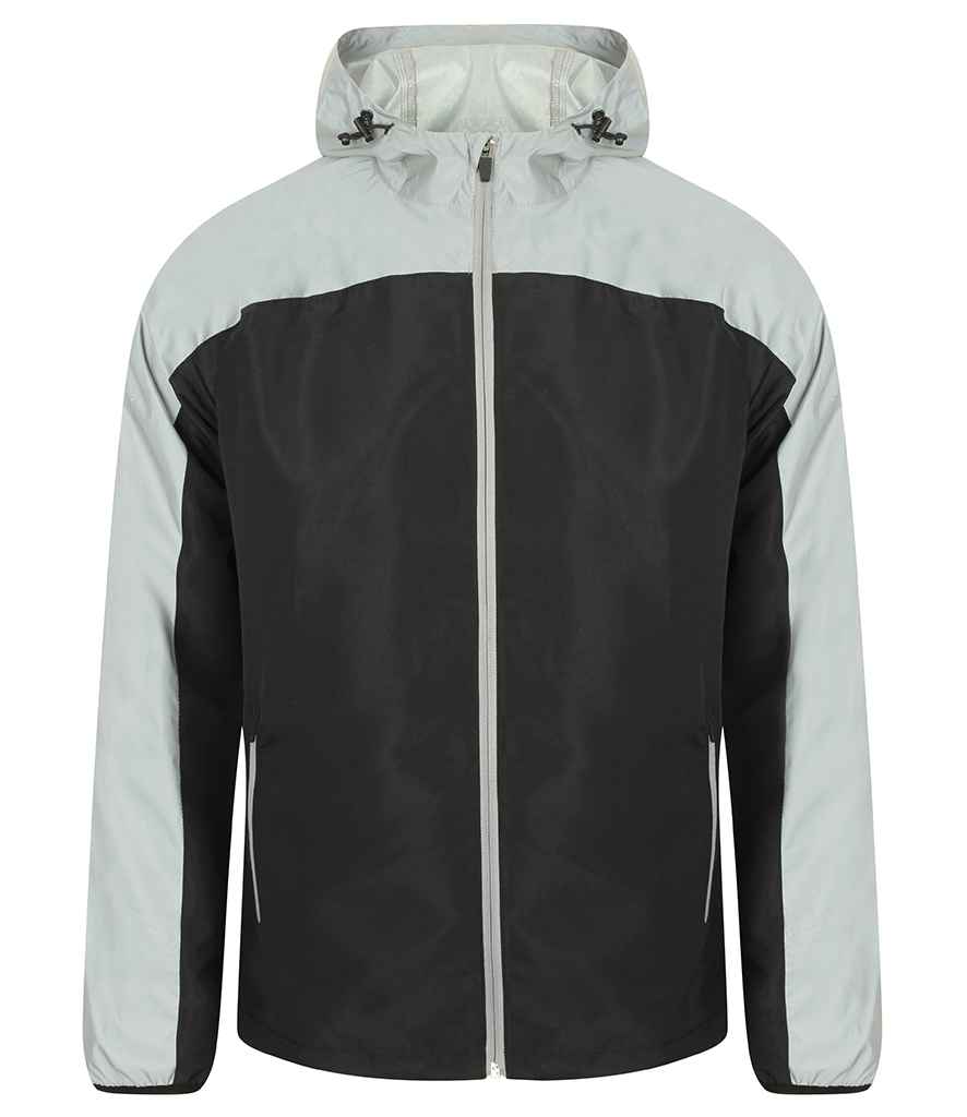 Tombo Hi-Vis Performance Jacket in Black/Reflective