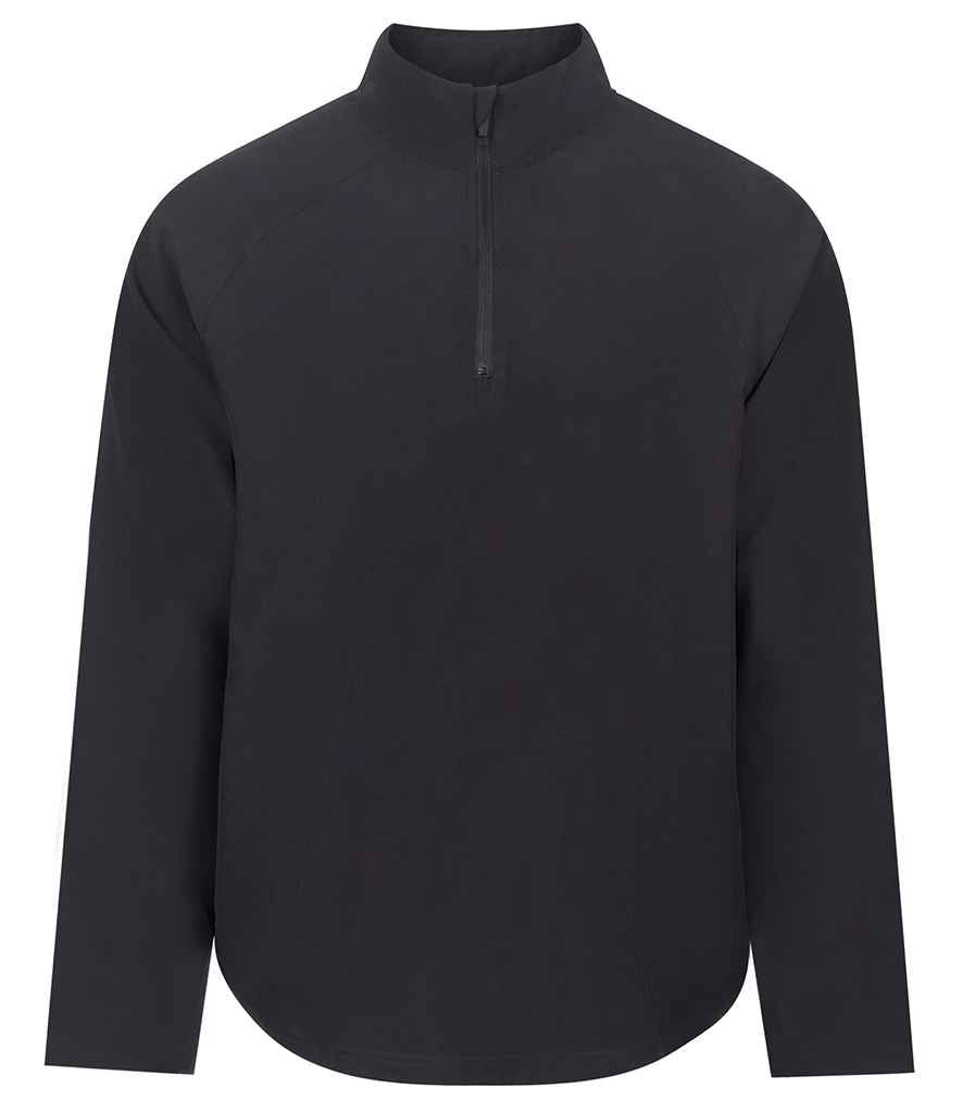 Tombo Technical 1/4 Zip Top in Black