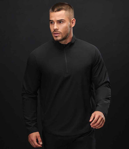 Tombo Tombo Technical 1/4 Zip Top Black