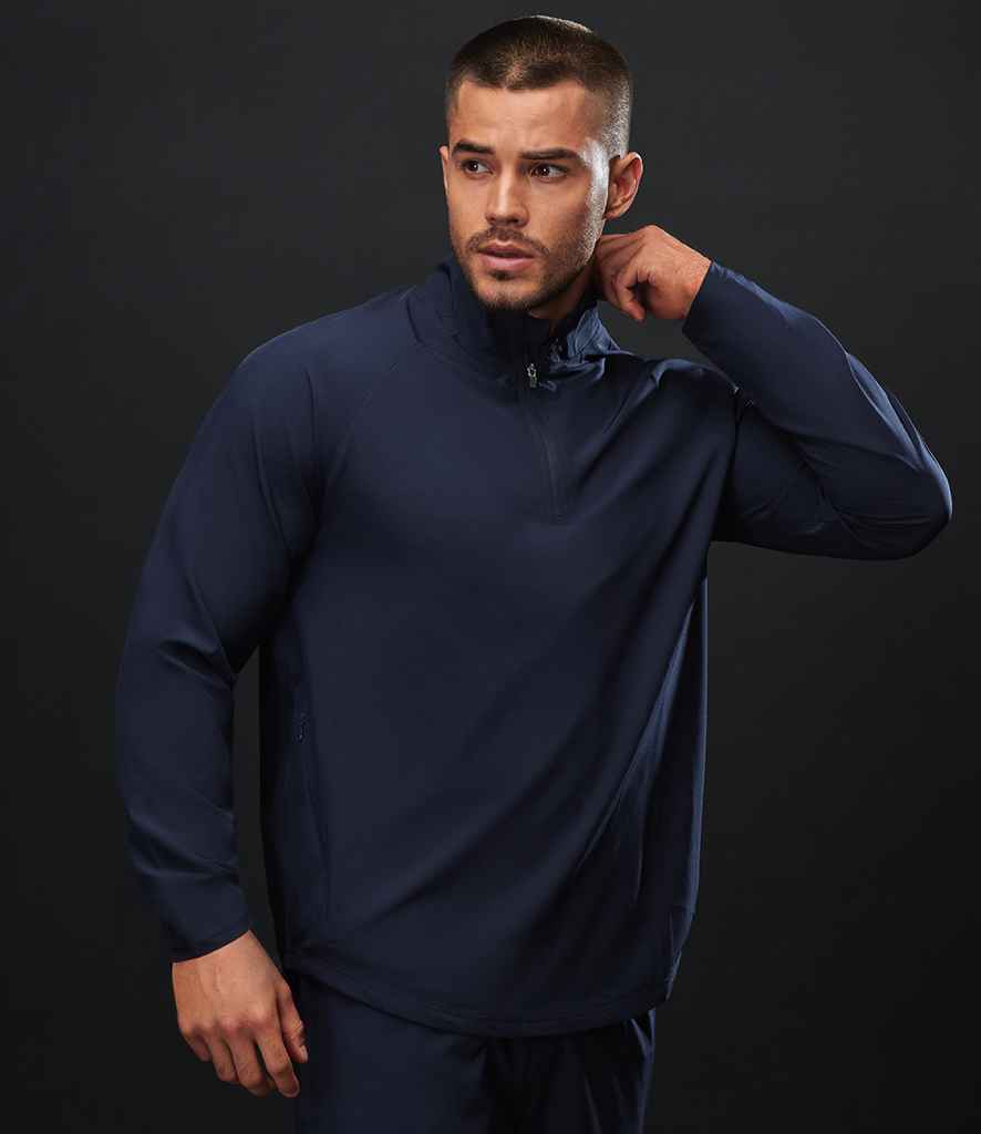 Tombo Tombo Technical 1/4 Zip Top Navy