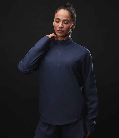 Tombo Tombo Technical 1/4 Zip Top Navy
