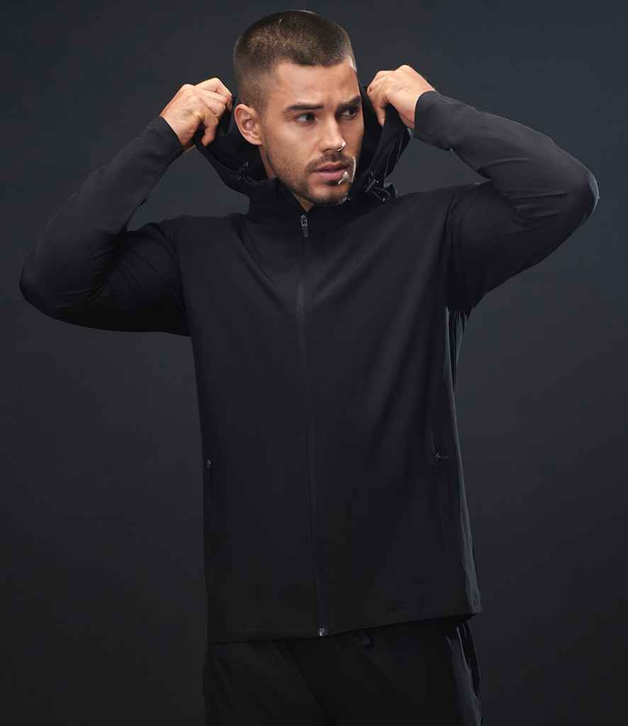 Tombo Unisex Technical Zip Through Hoodie - model image