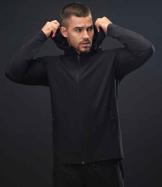 Tombo Unisex Technical Zip Through Hoodie - model image