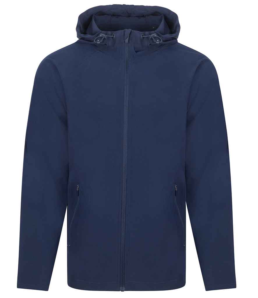 Tombo Tombo Unisex Technical Zip Through Hoodie Navy