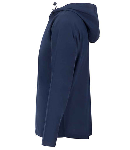 Tombo Tombo Unisex Technical Zip Through Hoodie Navy
