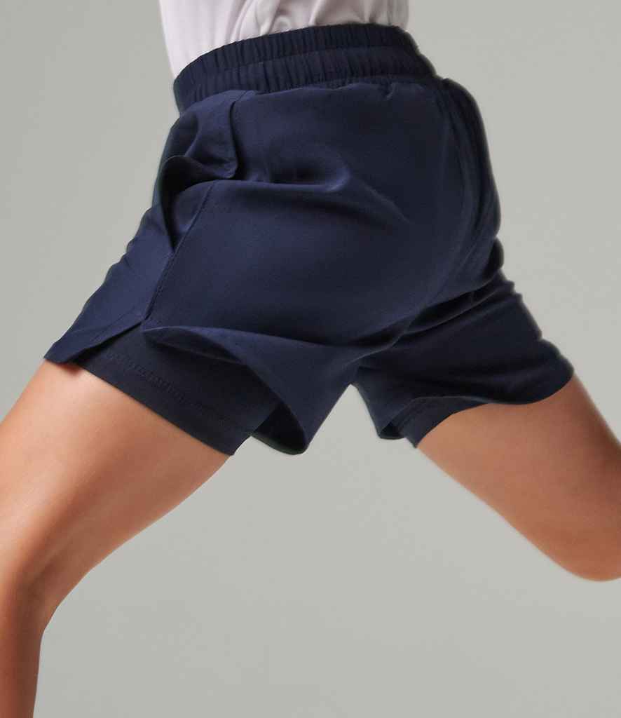 Tombo Kids Double Layer Sports Shorts - model image