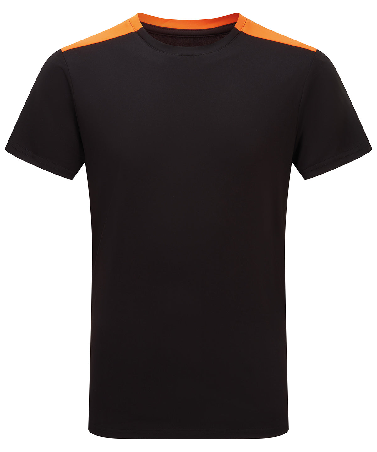 TriDri TriDri® contrast performance t-shirt Black/Orange