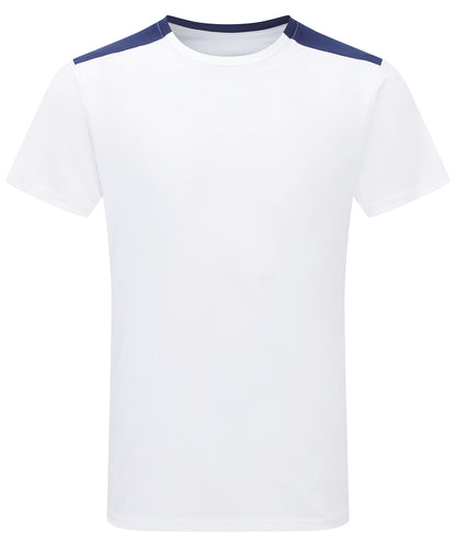 TriDri TriDri® contrast performance t-shirt White/Navy