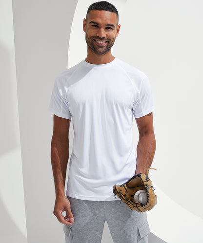 TriDri Men's TriDri® panelled tech tee Black