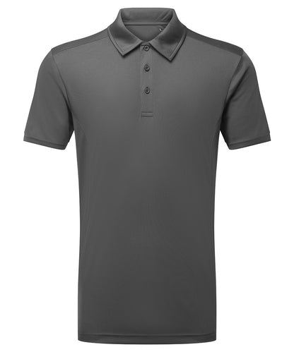 TriDri Men's TriDri® panelled polo Charcoal