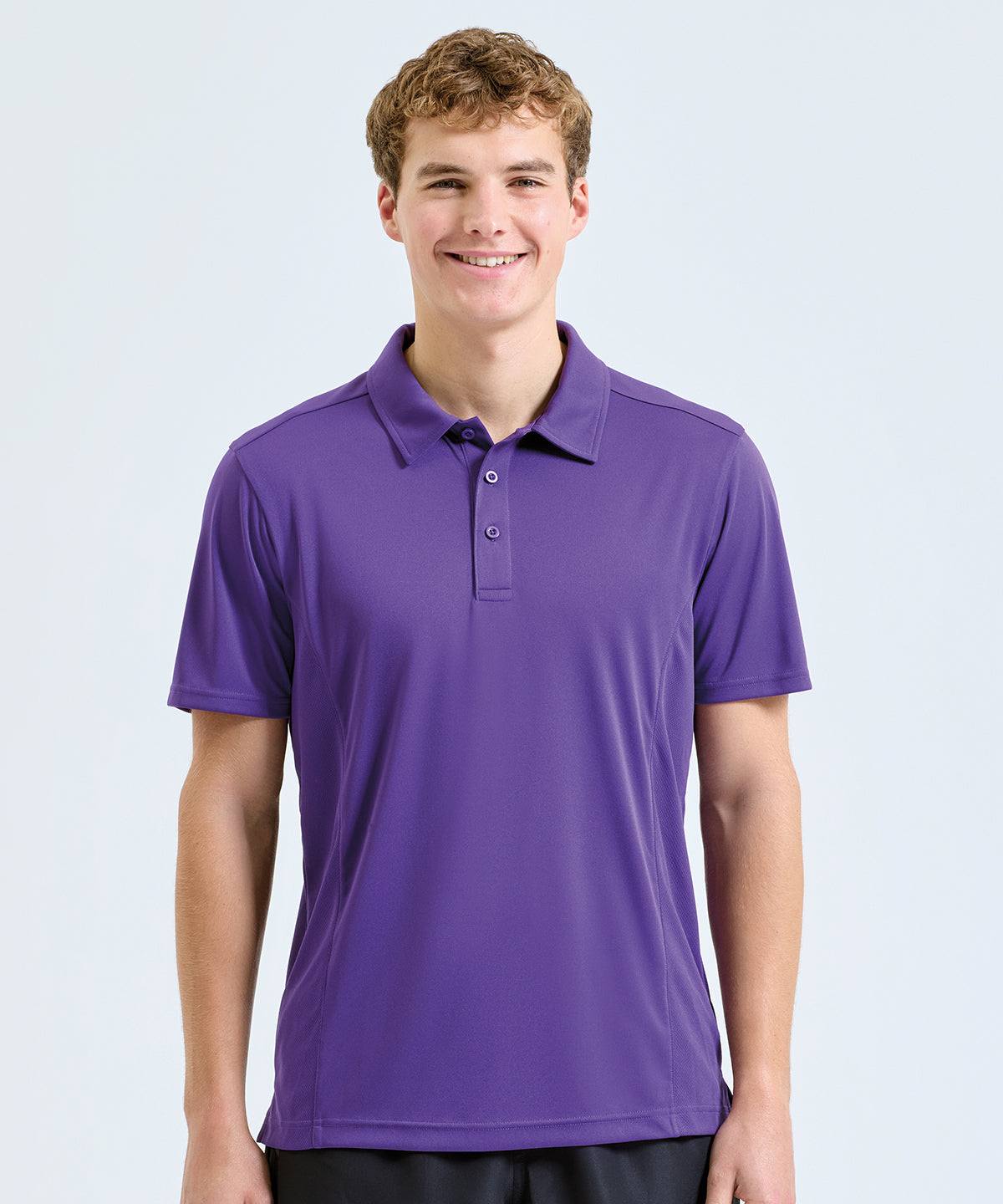 TriDri Men's TriDri® panelled polo Black*
