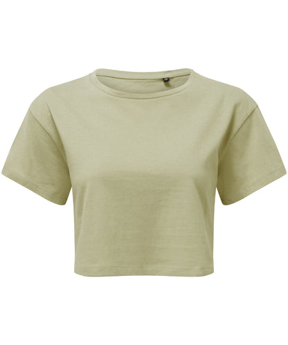 TriDri Women's TriDri® crop top Sage Green