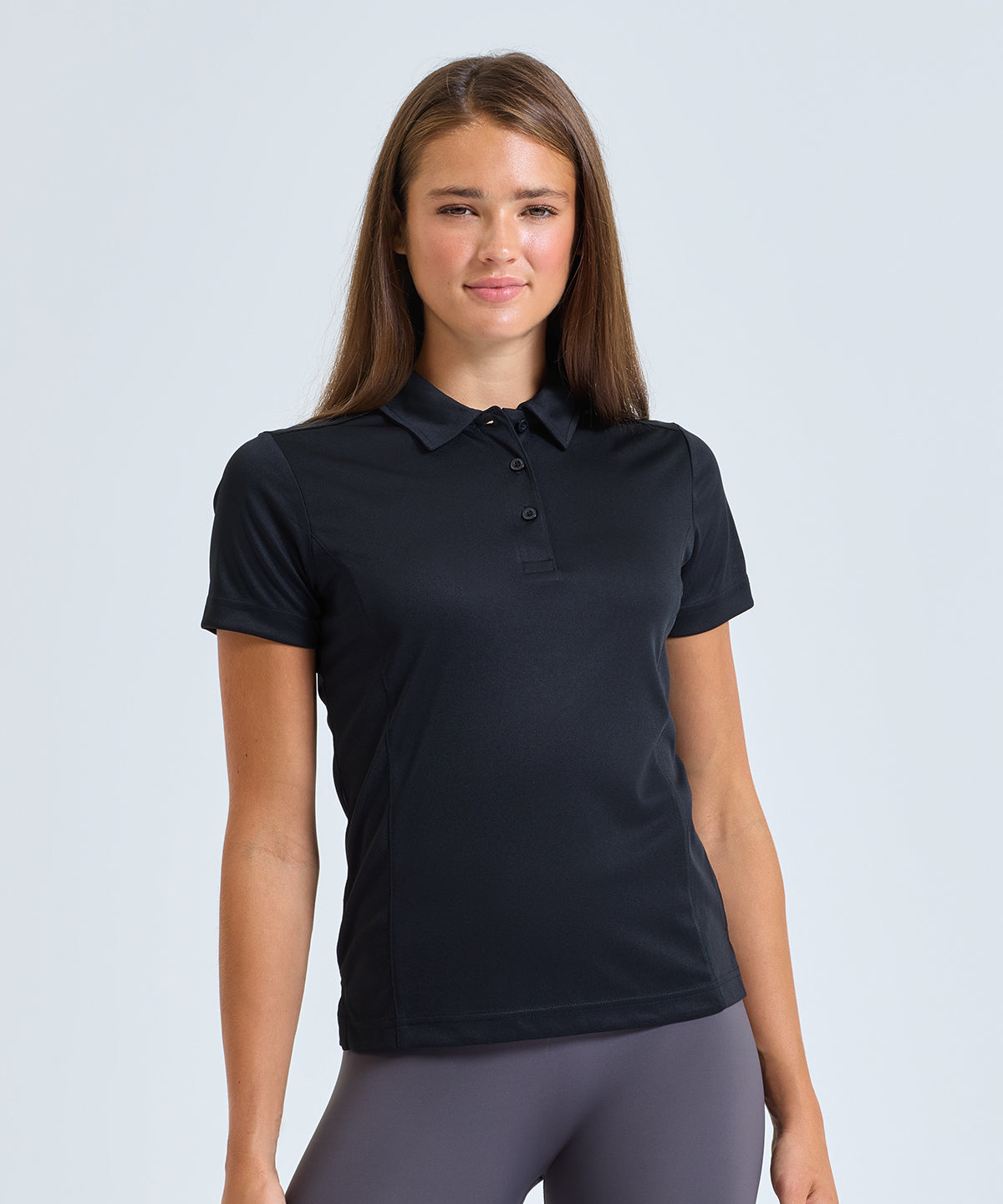 TriDri Women's TriDri® panelled polo Black