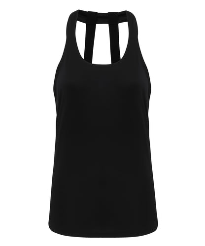 TriDri Women's TriDri® double strap back vest Black