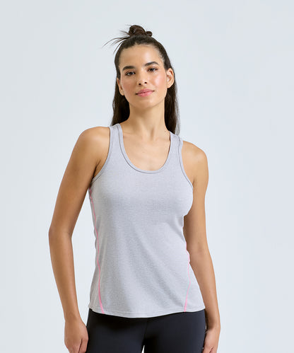 TriDri Women's TriDri® laser cut vest Black Melange