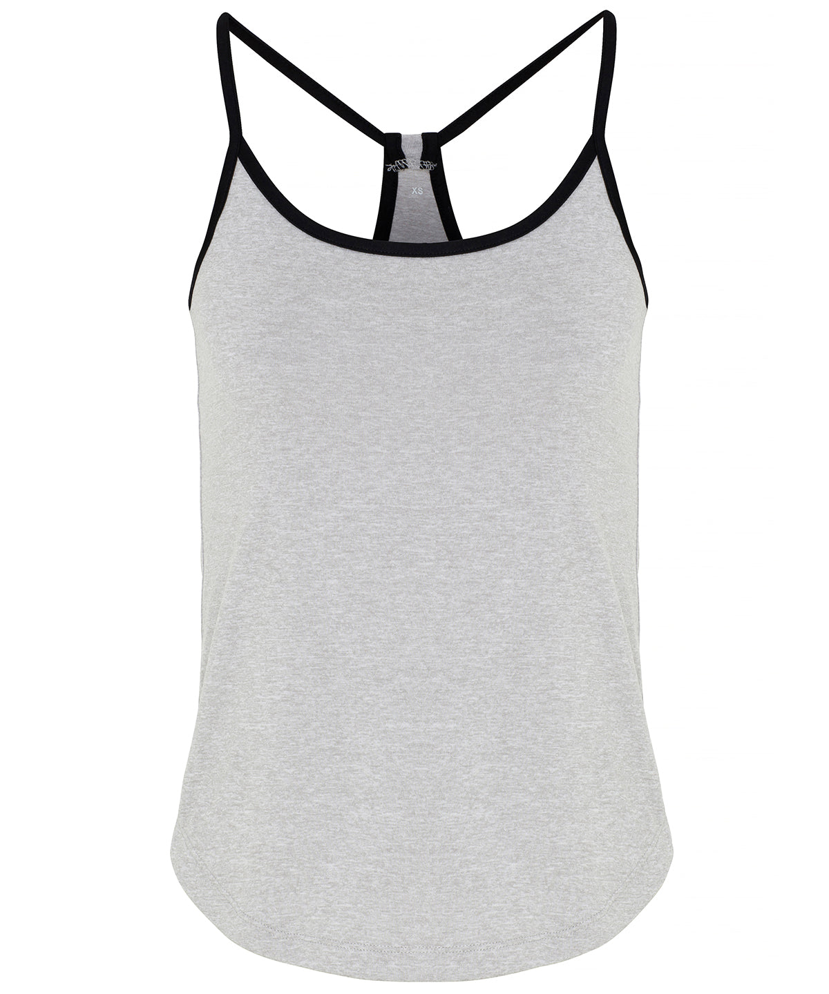 TriDri Women's TriDri® yoga vest Silver Melange/Black