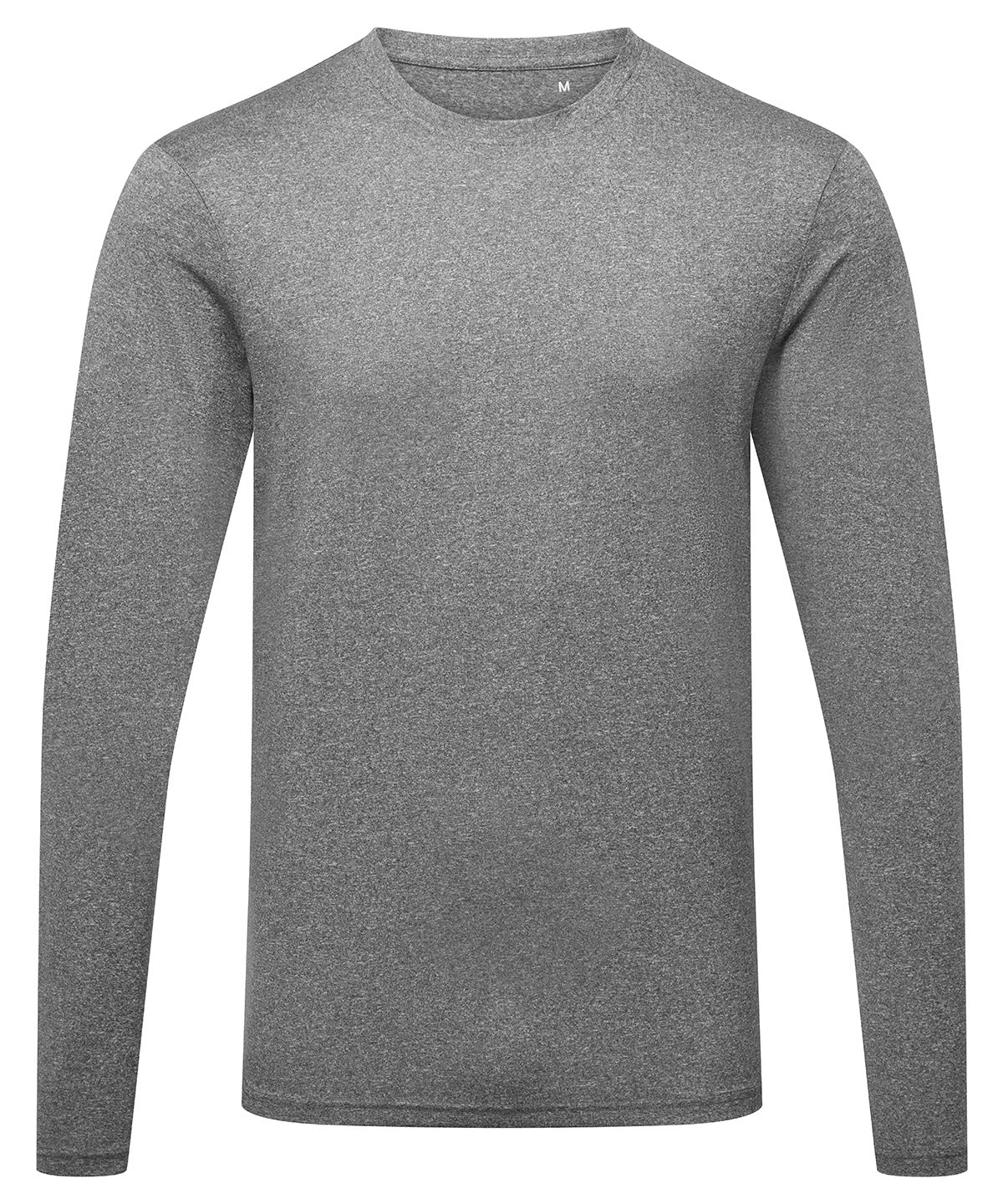 TriDri Men's TriDri® long sleeve performance t-shirt Black Melange