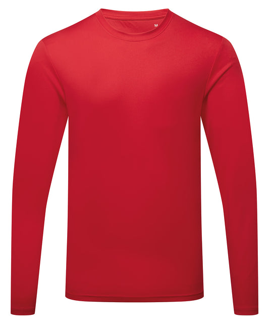 TriDri Men's TriDri® long sleeve performance t-shirt Fire Red