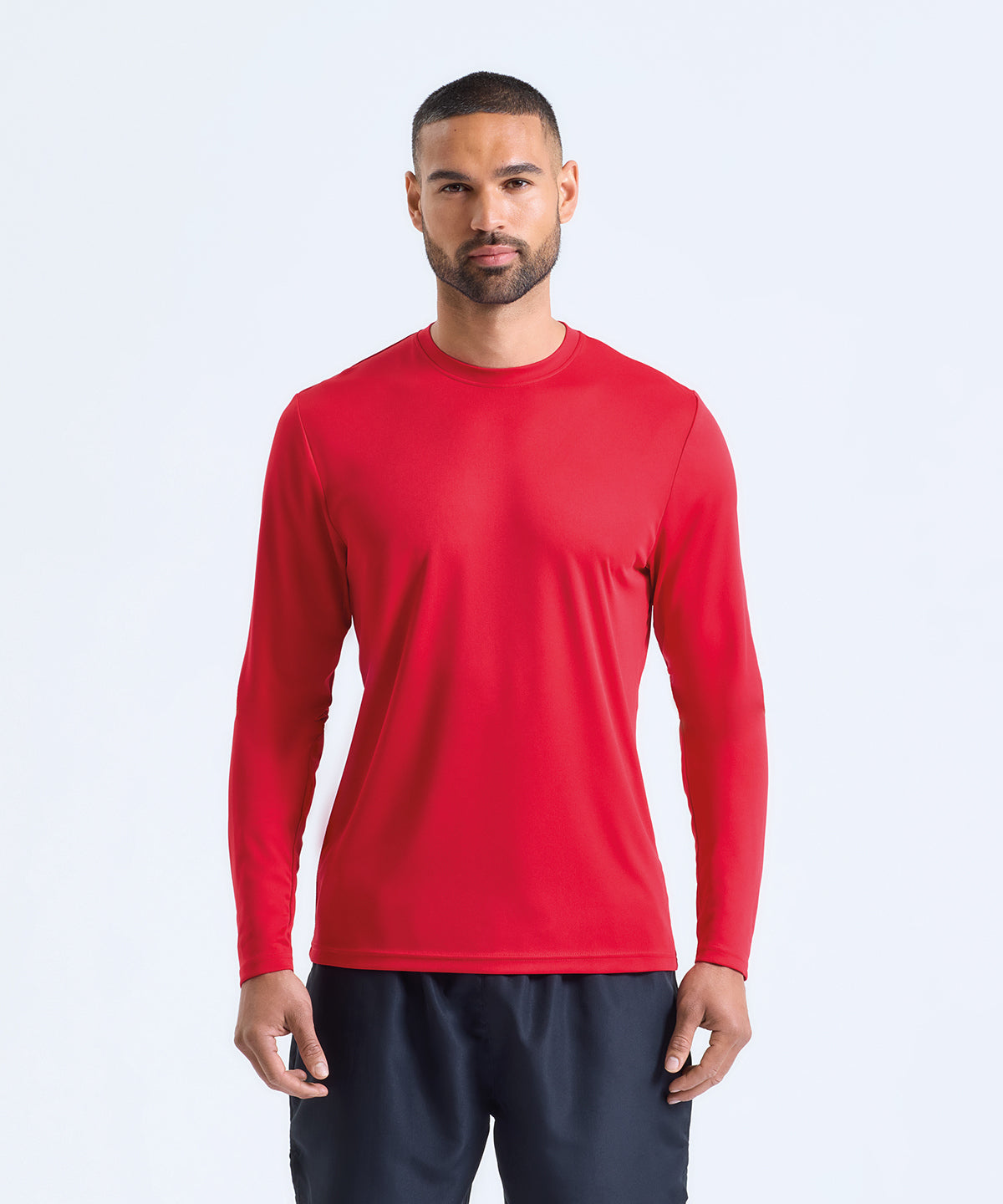 TriDri Men's TriDri® long sleeve performance t-shirt Black