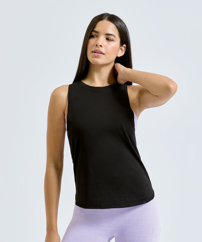 TriDri Women's TriDri® organic tank top Black