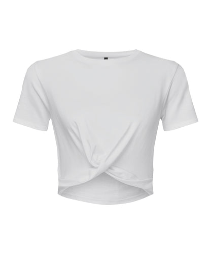 TriDri Women's TriDri® twist crop top White