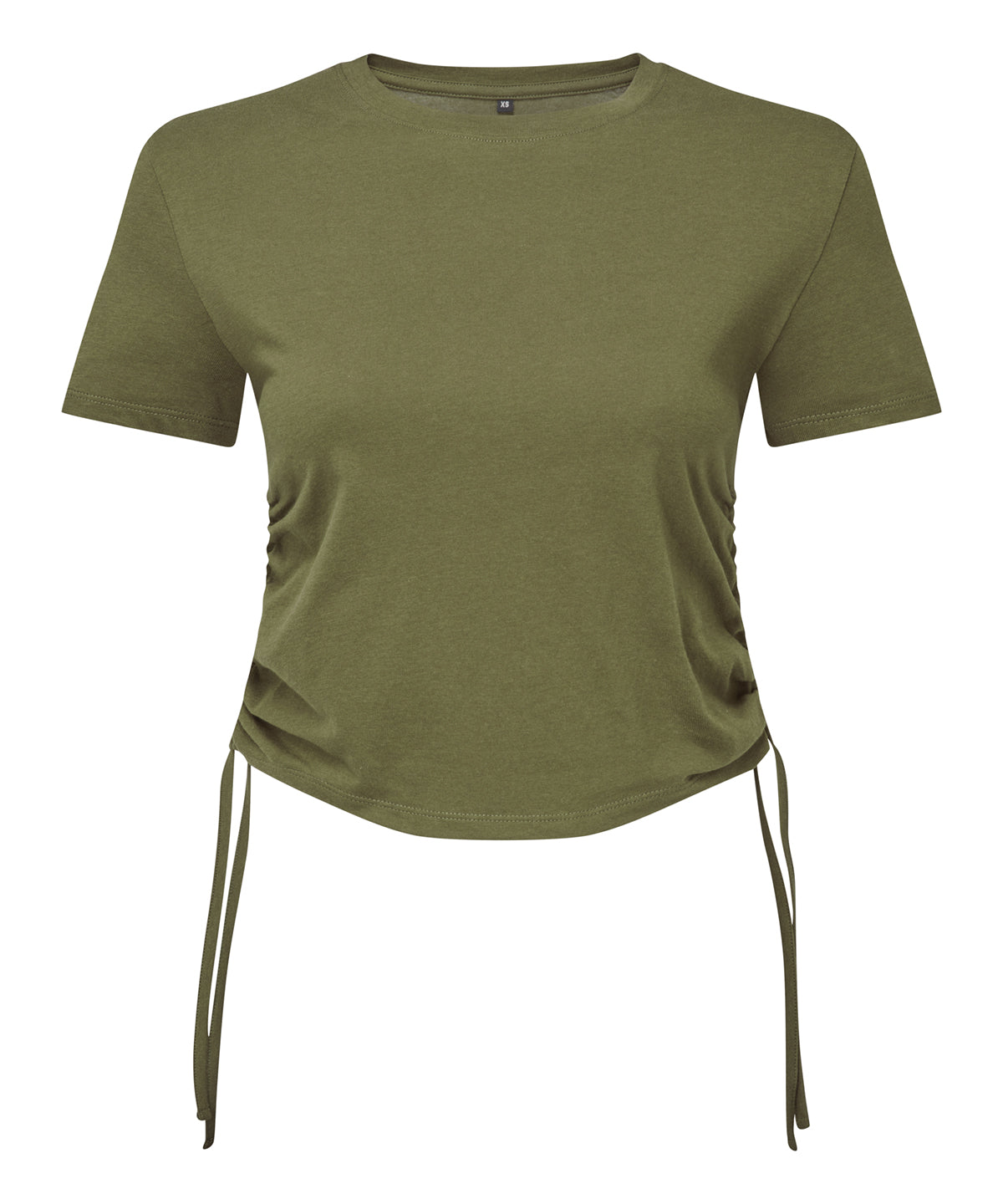 TriDri Women's TriDri® ruched crop top Olive