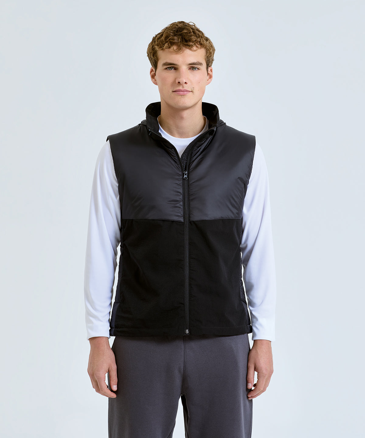 TriDri Men's TriDri® insulated hybrid gilet Black