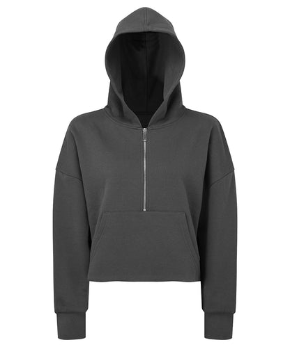 TriDri Women's TriDri® half zip hoodie Charcoal
