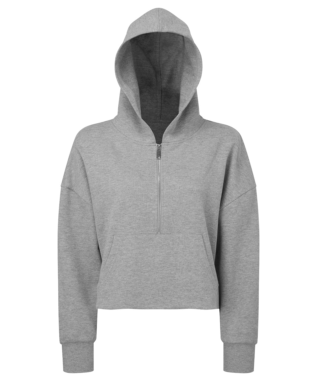 TriDri Women's TriDri® half zip hoodie Heather Grey