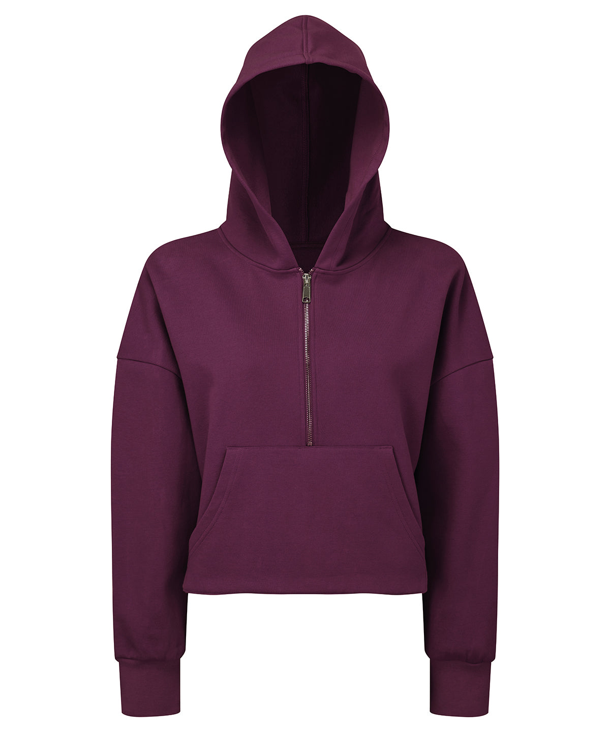 TriDri Women's TriDri® half zip hoodie Mulberry