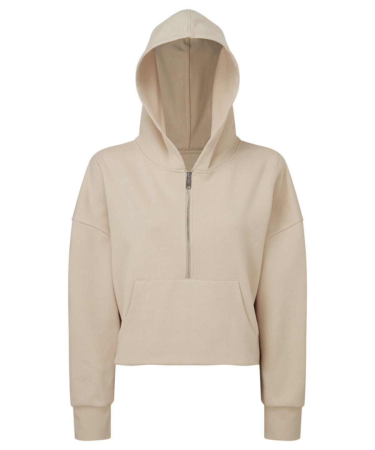 TriDri Women's TriDri® half zip hoodie Nude