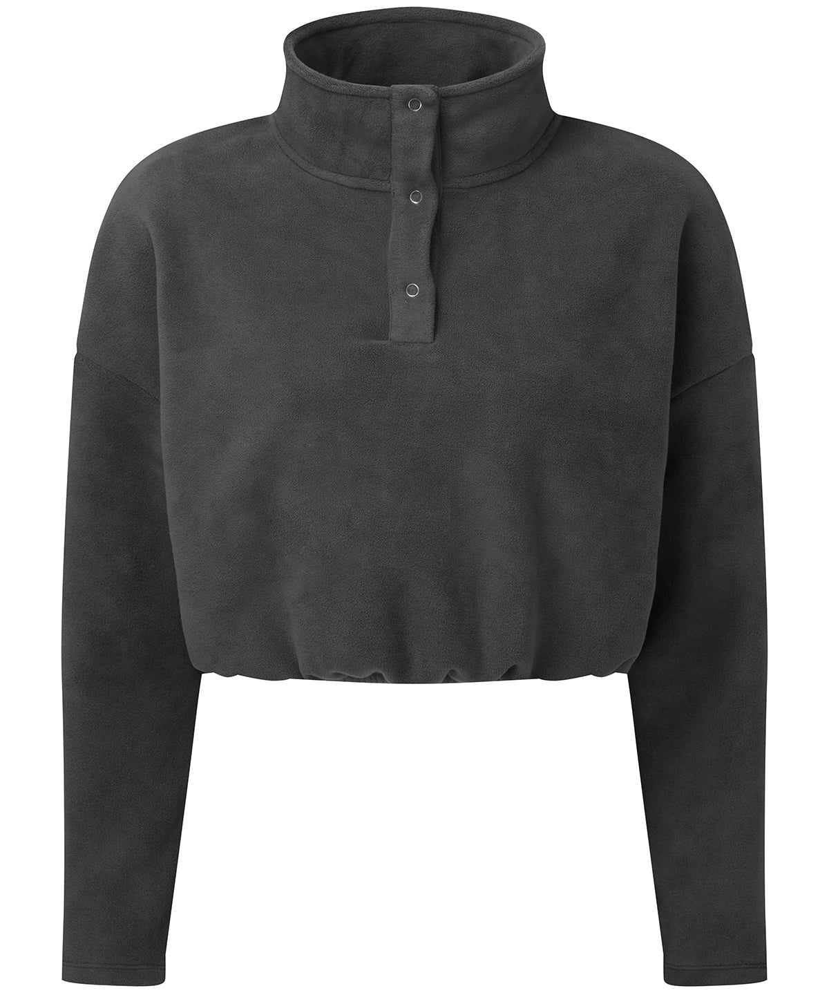 TriDri Women's TriDri® cropped fleece Charcoal