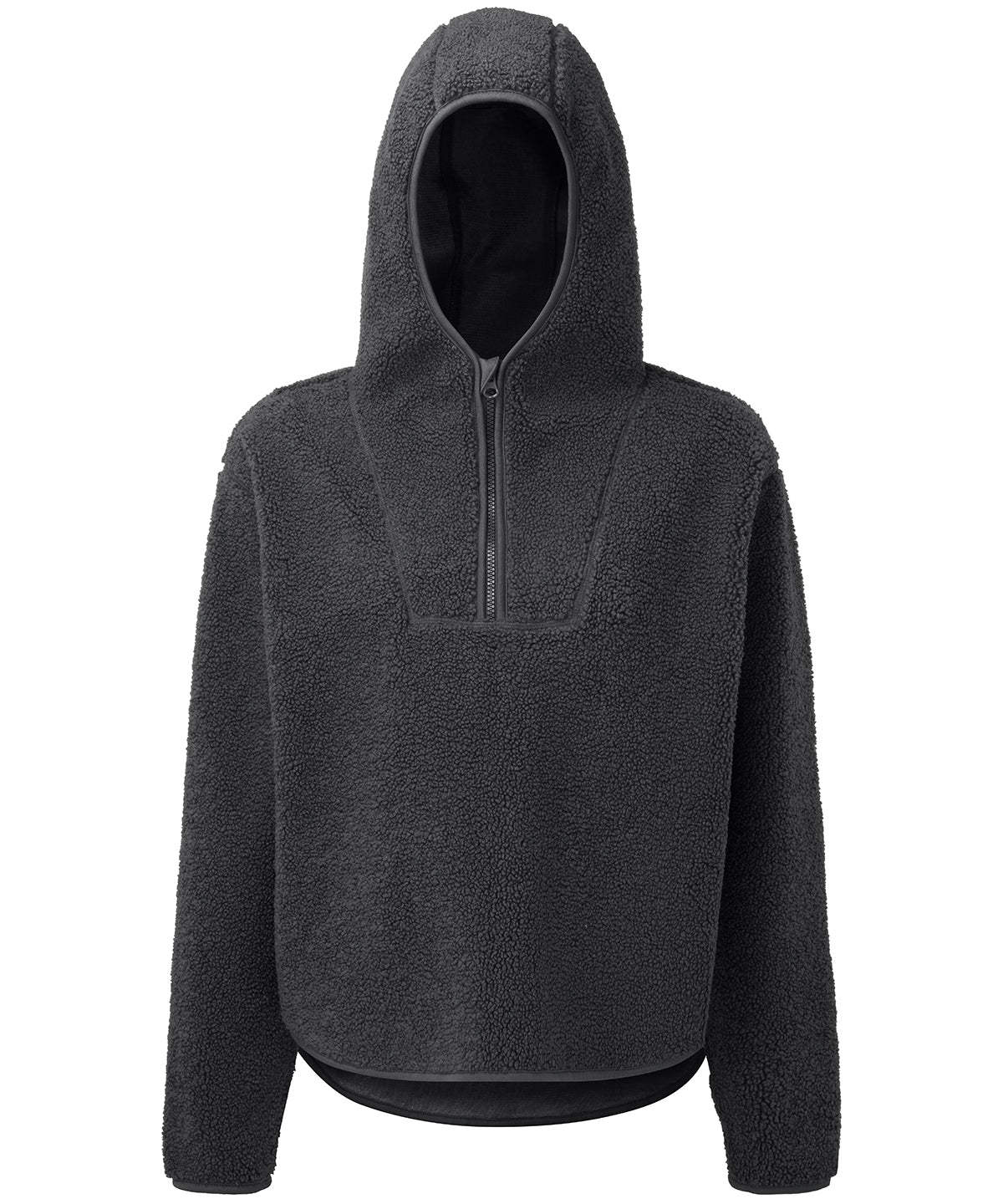 TriDri Women's TriDri® sherpa ¼ zip hoodie Charcoal